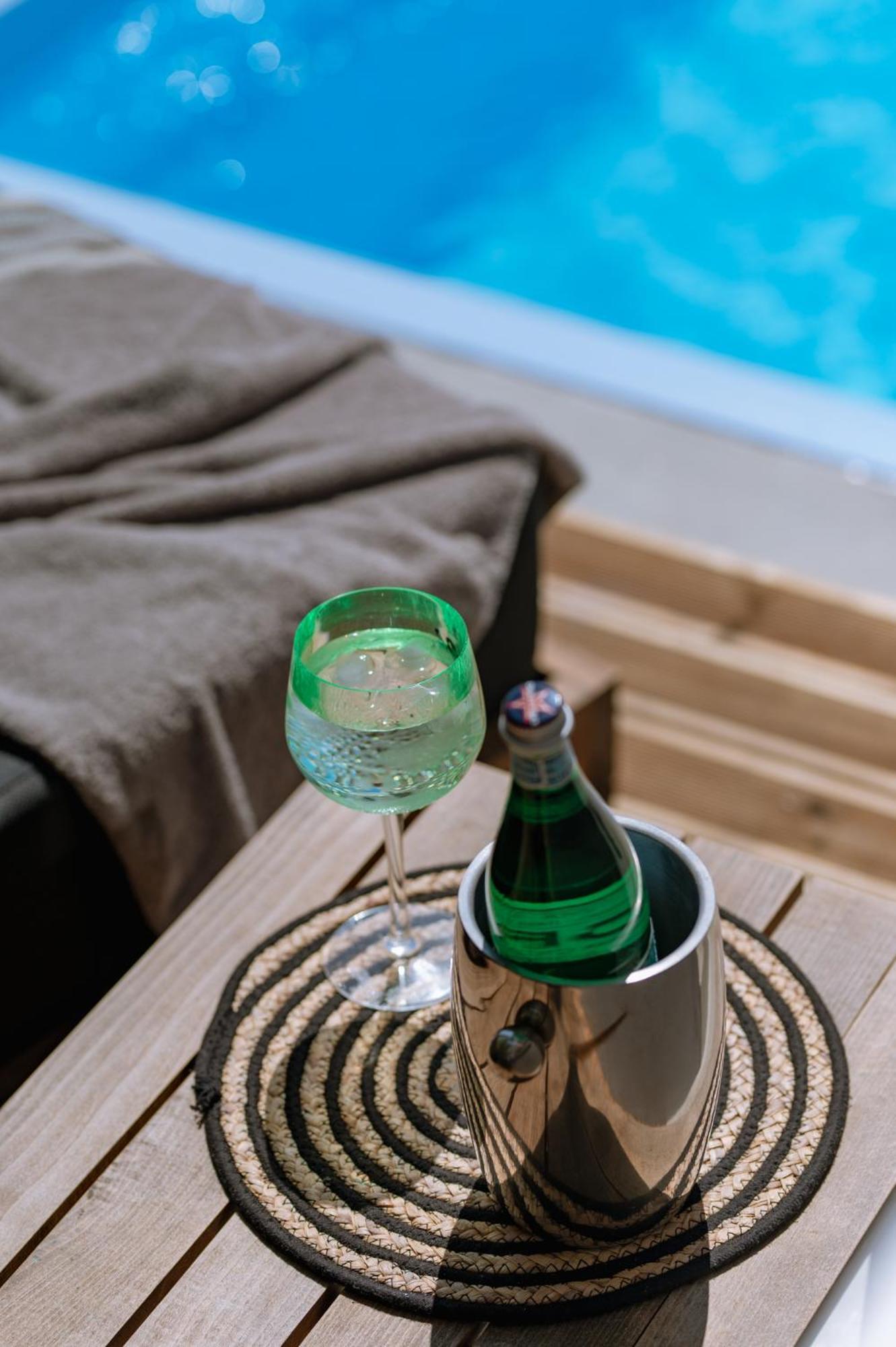 Elia Pool Villa Kavala Bagian luar foto