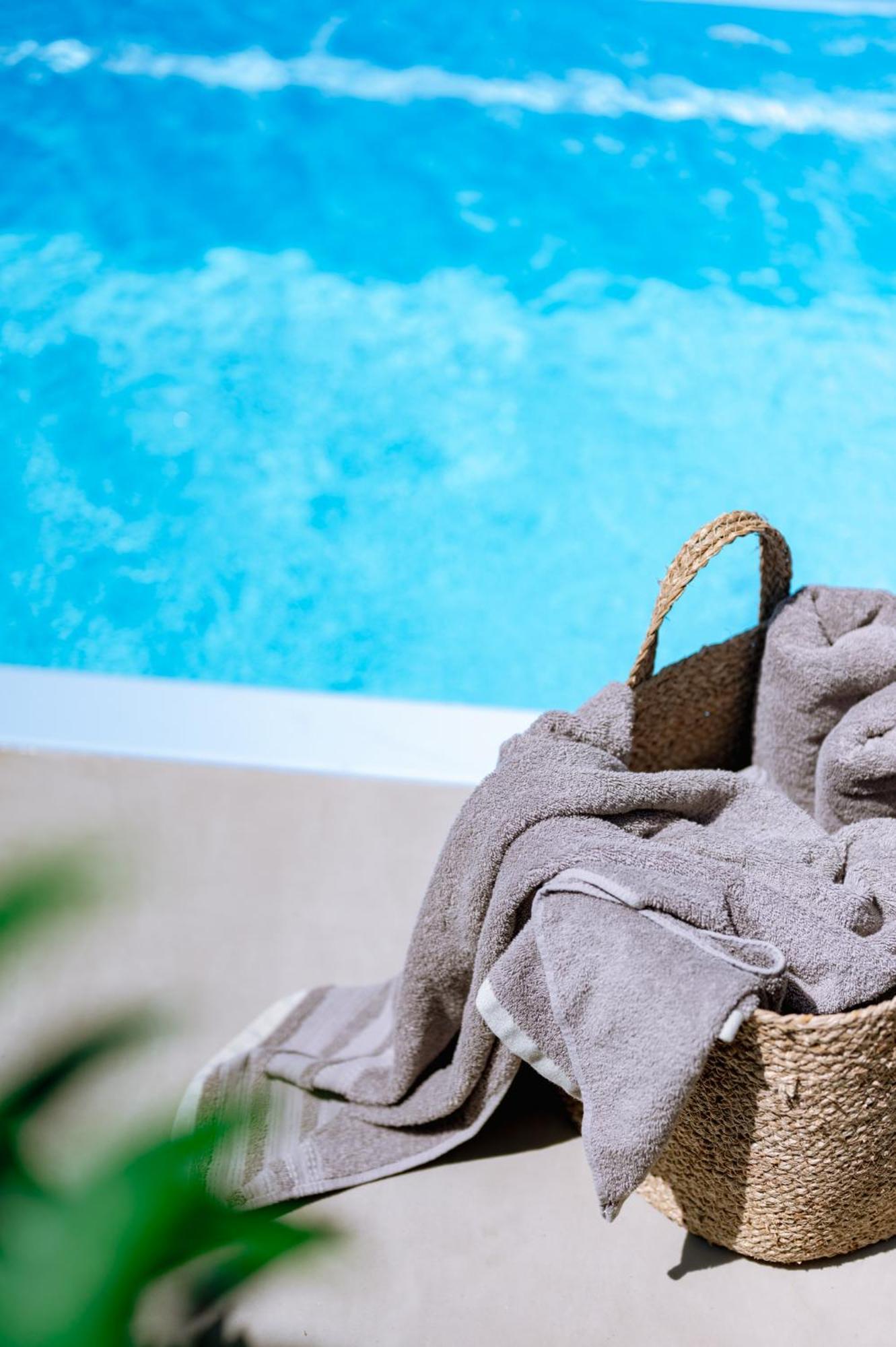 Elia Pool Villa Kavala Bagian luar foto