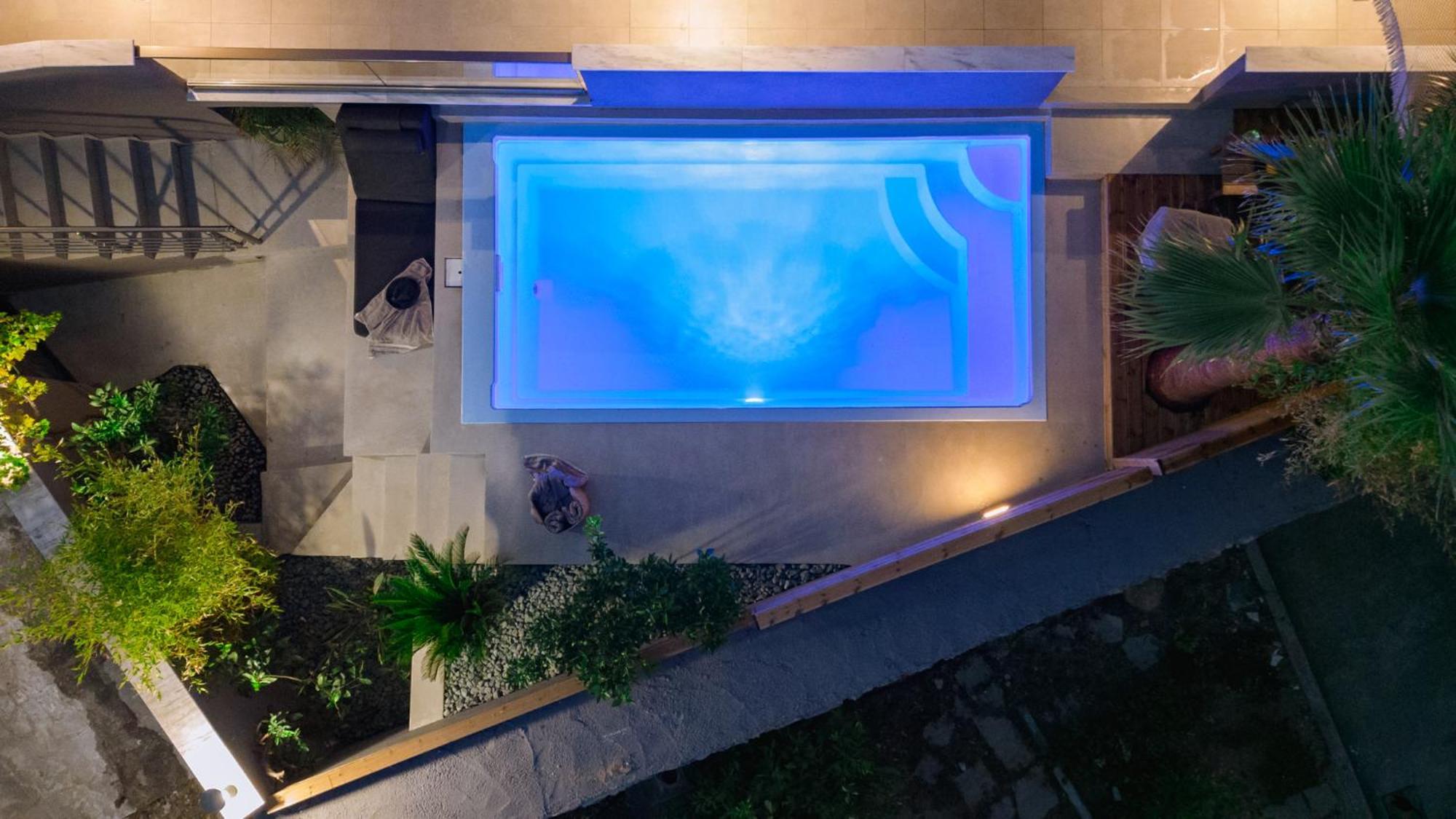 Elia Pool Villa Kavala Bagian luar foto