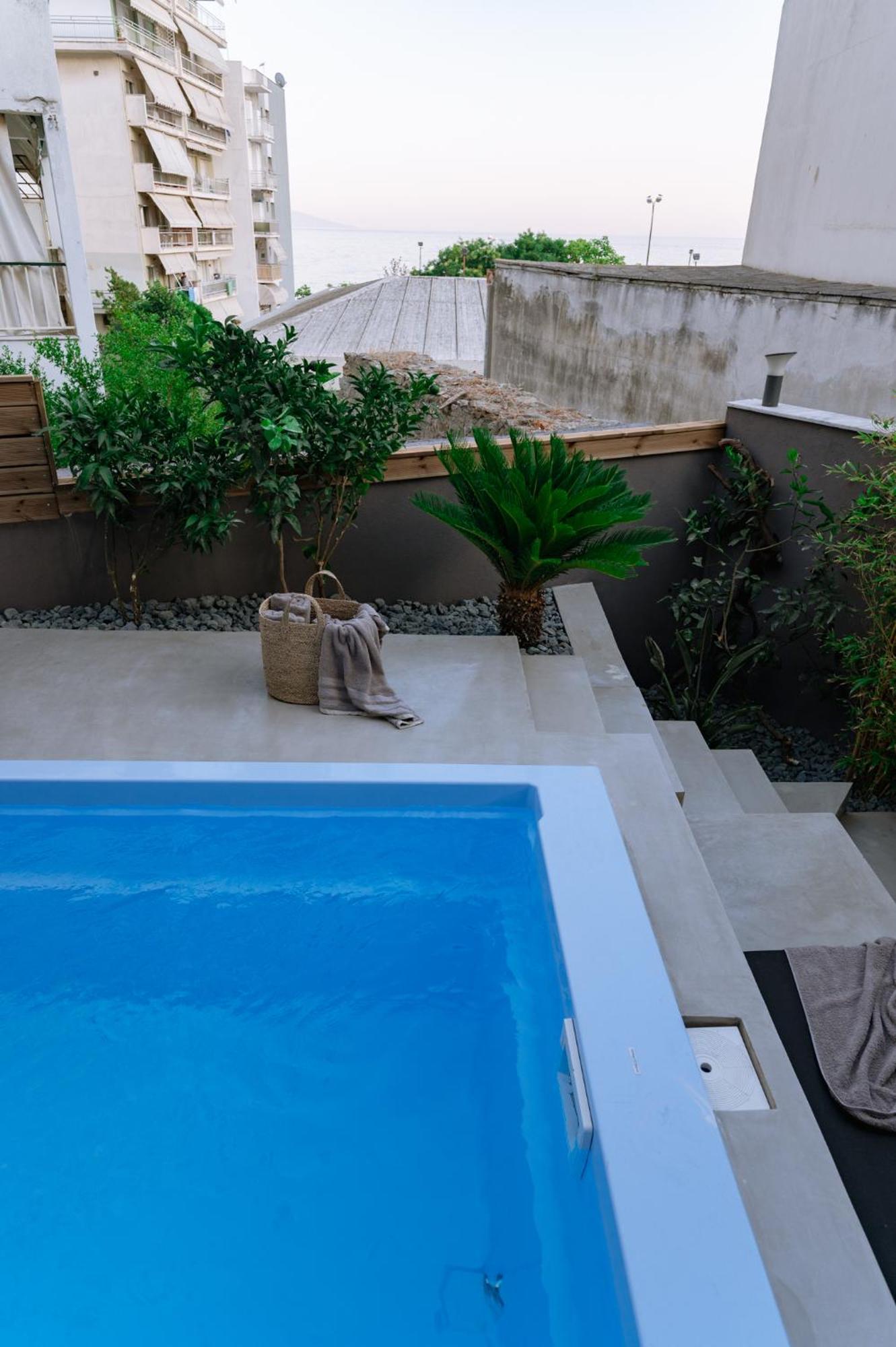Elia Pool Villa Kavala Bagian luar foto